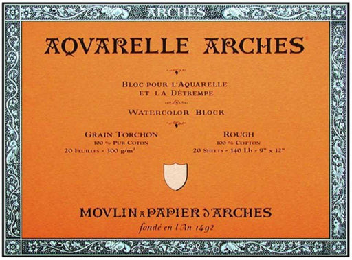 ARCHES BLOCKS ARCHES 300gsm / Rough / 18x26cm Arches Watercolour Blocks