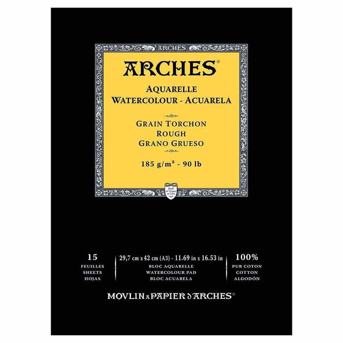 ARCHES PADS ARCHES A3 (297x420mm) 185gsm - Rough (RGH) Arches Watercolour Pads