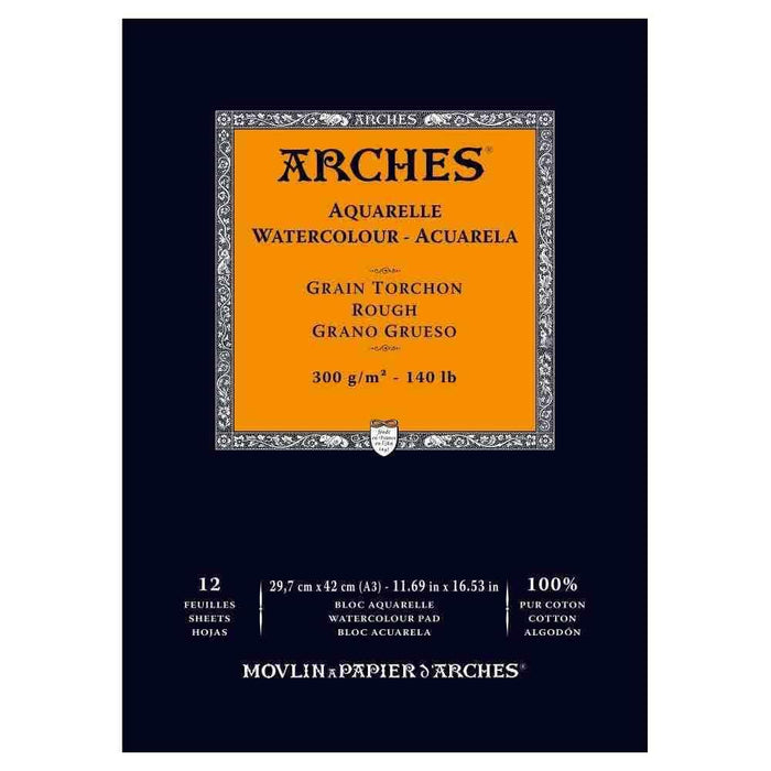 ARCHES PADS ARCHES A3 (297x420mm) 300gsm - Rough (RGH) Arches Watercolour Pads