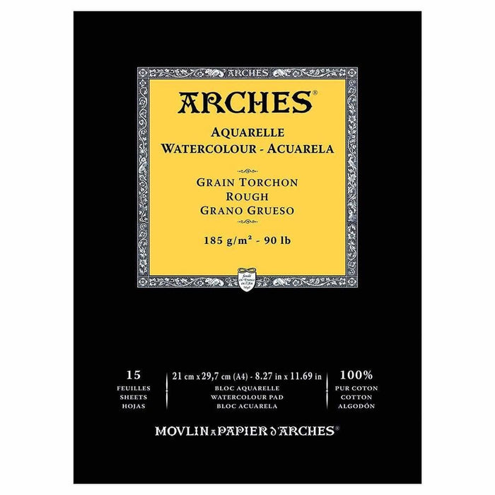 ARCHES PADS ARCHES A4 (210x297mm) 185gsm - Rough (RGH) Arches Watercolour Pads