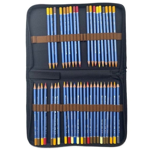 ALESANDRO ACCESSORIES ALESANDRO Artist Pencil & Brush Zipper Case holds 48 pencils