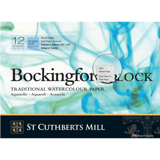 BOCKINGFORD BOCKINGFORD Bockingford Watercolour 300gsm Pads