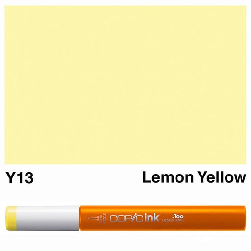 COPIC INKS COPIC Copic Ink Y13-Lemon Yellow