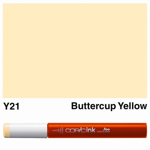 COPIC INKS COPIC Copic Ink Y21-Buttercup Yellow