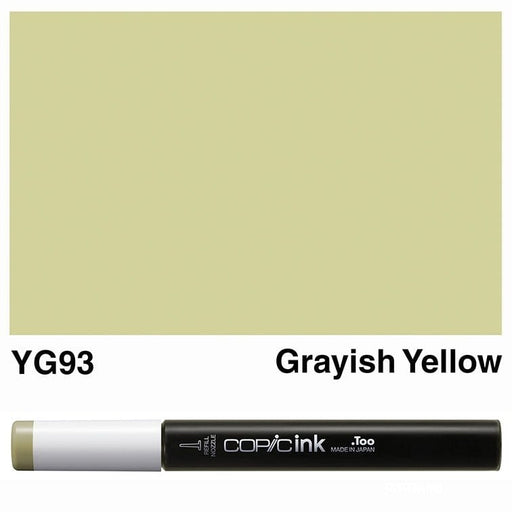 COPIC INKS COPIC Copic Ink YG93-Grayish Yellow