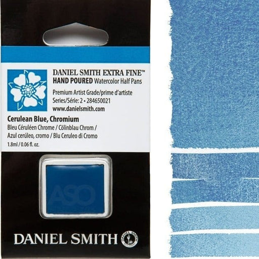 DANIEL SMITH HALF PANS DANIEL SMITH Daniel Smith (1/2 Pan) Cerulean Blue Chromium
