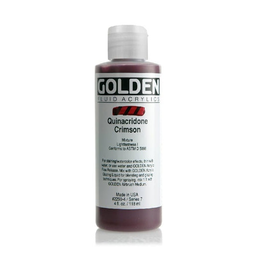 GOLDEN FLUID GOLDEN 118ml Golden Fluid Quinacridone Crimson DISC*