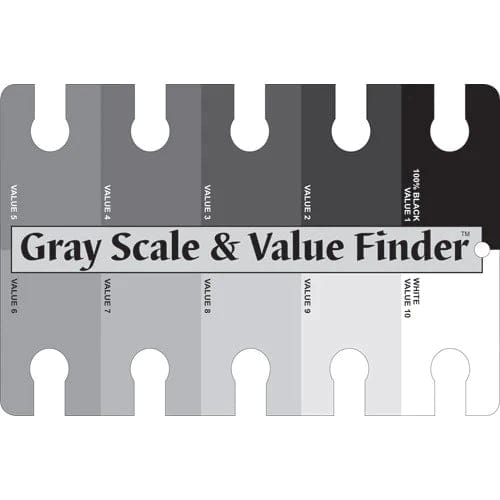 COLOUR WHEEL CO Gray Scale & Value Finder