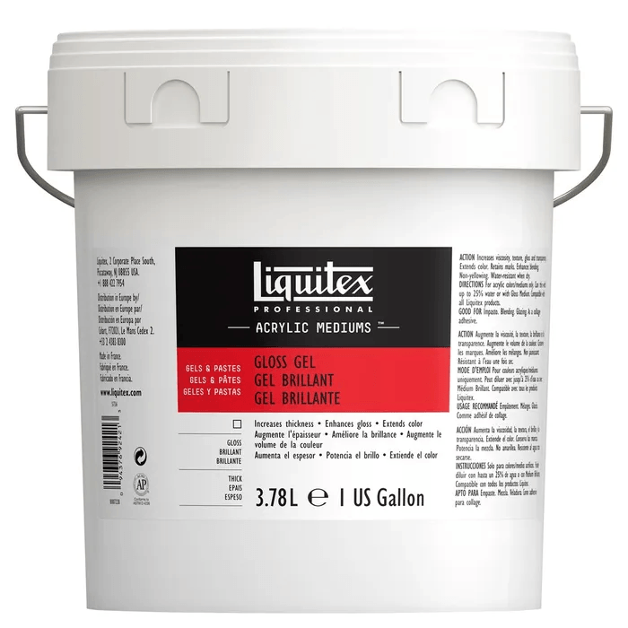 LIQUITEX MEDIUMS LIQUITEX 3.78 Litre Liquitex Gloss Gel Medium