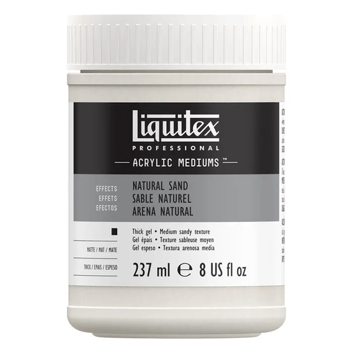 LIQUITEX MEDIUMS LIQUITEX Liquitex Natural Sand Textured Effects Medium 237ml