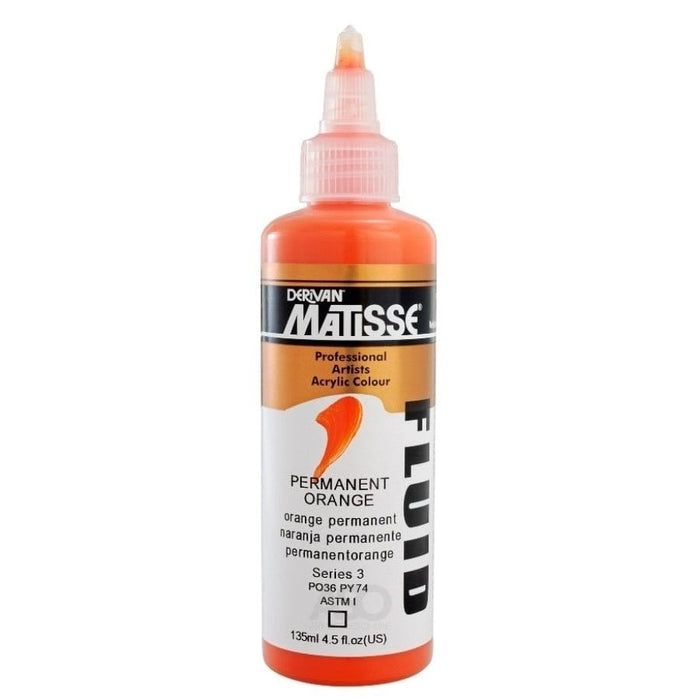 MATISSE FLUID MATISSE Matisse Fluid 135ml Permanent Orange