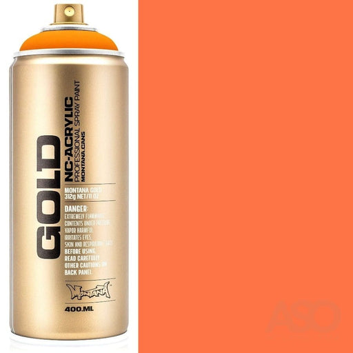 MONTANA MONTANA MFL2000 Montana Gold Cans Power Orange (Fluoro) 400ml