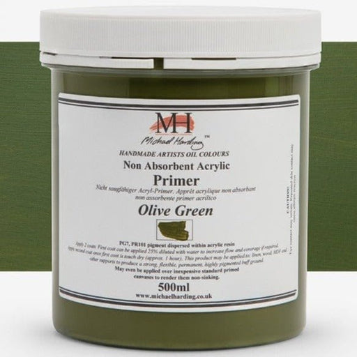 MICHAEL HARDING GROUNDS MICHAEL HARDING Michael Harding Olive Green Non Absorbent Acrylic Primer