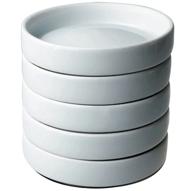 ALESANDRO ACCESSORIES Set of 5 Porcelain 12cm Round Stackable Dishes