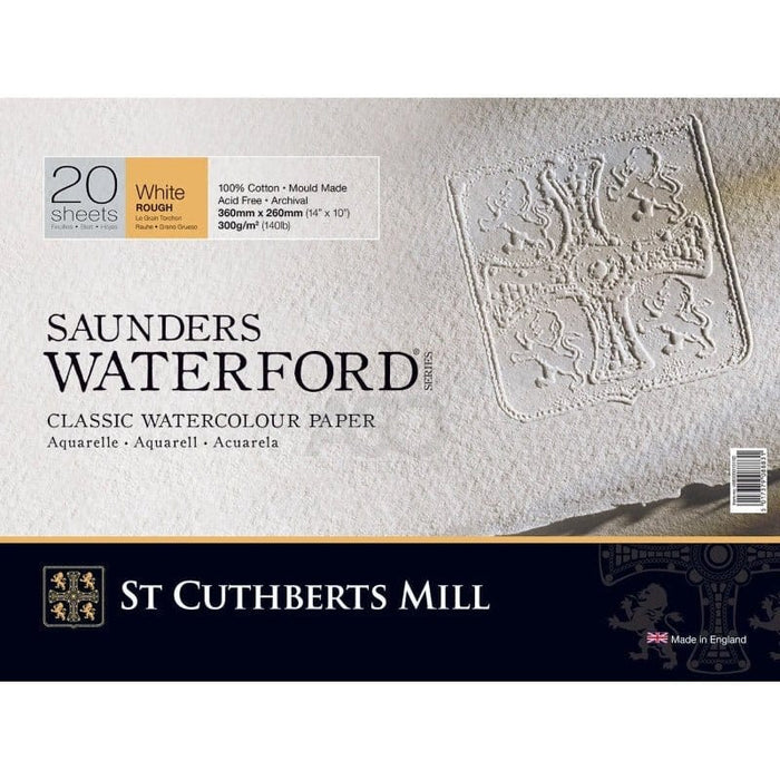 SAUNDERS SAUNDERS 26x36cm / Rough Saunders Waterford 300gsm Watercolour Blocks