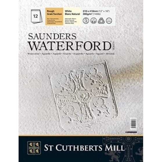 SAUNDERS SAUNDERS 31x41cm / Rough Saunders Waterford 300gsm Watercolour Pads