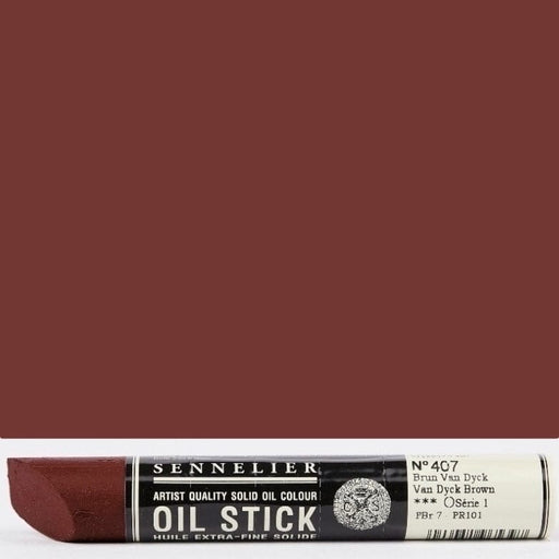 SENNELIER OIL STICKS SENNELIER Sennelier Oil Stick 38ml No.407 Van Dyck Brown
