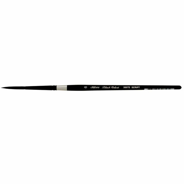 SILVER BRUSH SILVER BRUSH 6 (4mm x 29mm) Silver Brush 3007S Black Velvet Watercolour Brushes