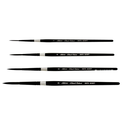 SILVER BRUSH SILVER BRUSH Silver Brush 3007S Black Velvet Watercolour Brushes