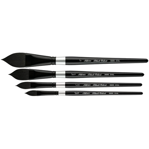 SILVER BRUSH SILVER BRUSH Silver Brush 3009S Black Velvet Watercolour Brushes