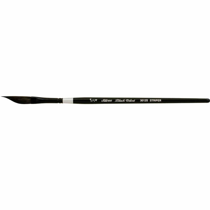 SILVER BRUSH SILVER BRUSH 1/4’’ (7mm x 32mm) Silver Brush 3012S Black Velvet Watercolour Brushes