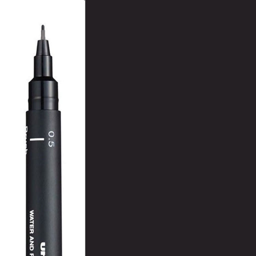 MITSUBISHI UNI PIN MITSUBISHI BLACK Size 0.05 Uni Pin 200 Fineliner Pens