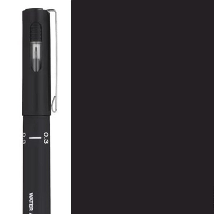 MITSUBISHI UNI PIN MITSUBISHI BLACK Size 0.3 Uni Pin 200 Fineliner Pens