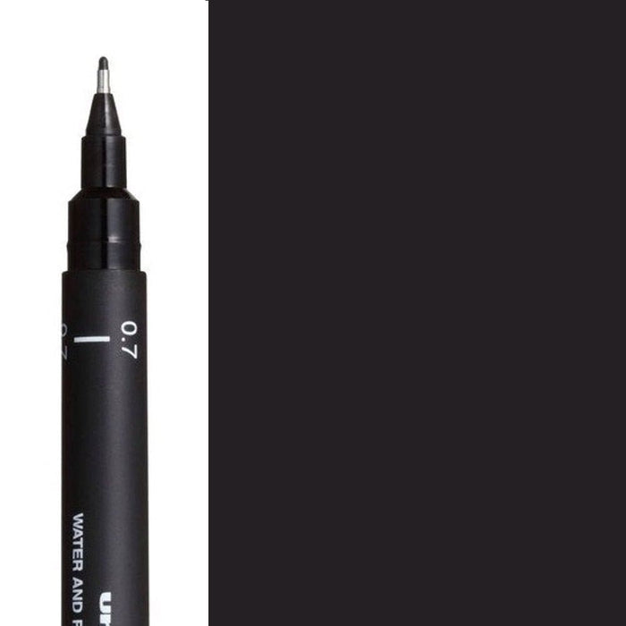 MITSUBISHI UNI PIN MITSUBISHI BLACK Size 0.7 Uni Pin 200 Fineliner Pens