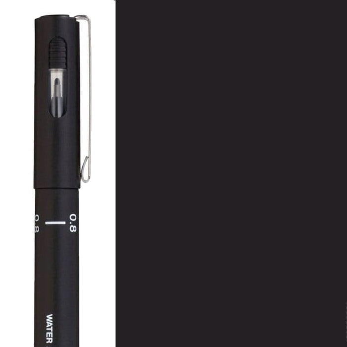 MITSUBISHI UNI PIN MITSUBISHI BLACK Size 0.8 Uni Pin 200 Fineliner Pens