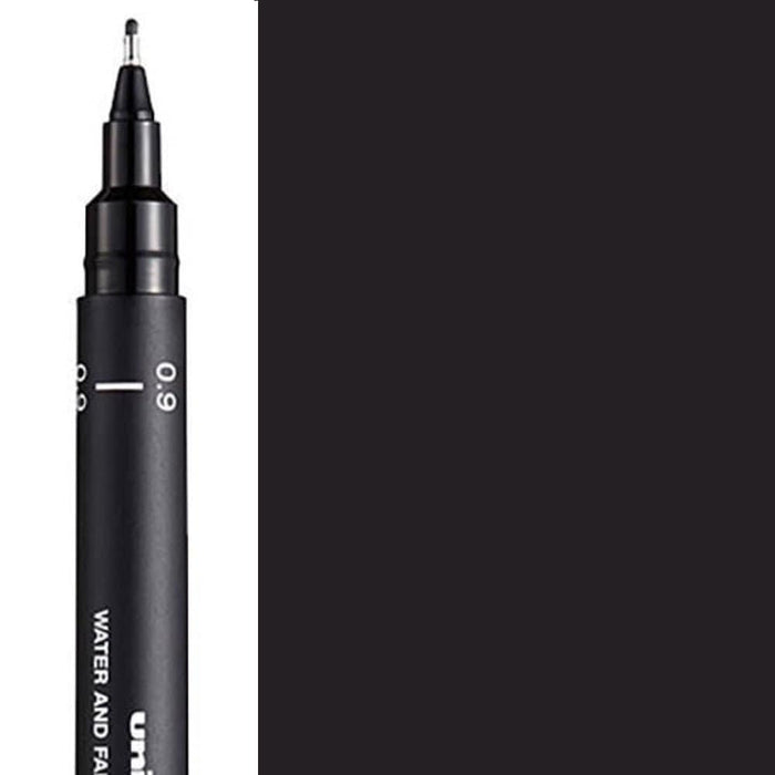 MITSUBISHI UNI PIN MITSUBISHI BLACK Size 0.9 Uni Pin 200 Fineliner Pens