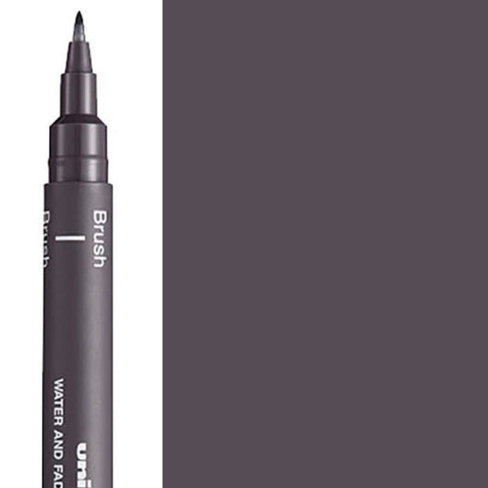 MITSUBISHI UNI PIN MITSUBISHI DARK GREY Size Brush Uni Pin 200 Fineliner Pens