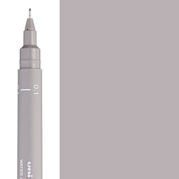 MITSUBISHI UNI PIN MITSUBISHI LIGHT GREY Size 0.1 Uni Pin 200 Fineliner Pens