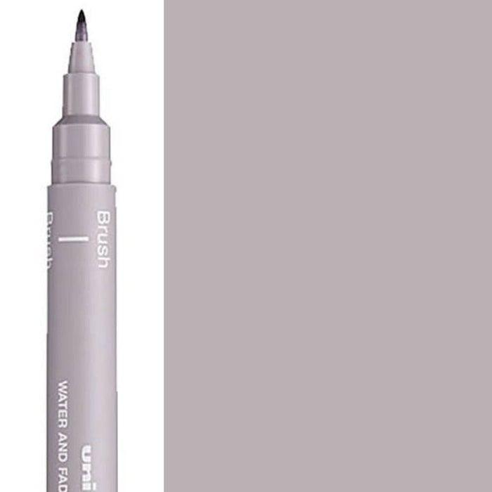 MITSUBISHI UNI PIN MITSUBISHI LIGHT GREY Size Brush Uni Pin 200 Fineliner Pens