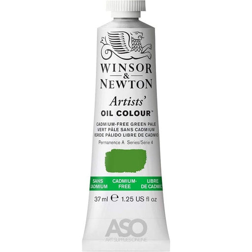 WINSOR & NEWTON ARTIST OILS WINSOR & NEWTON W&N Artist's Oil 37ml Cad Free Green Pale 897