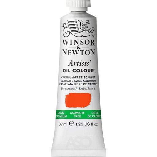 WINSOR & NEWTON ARTIST OILS WINSOR & NEWTON W&N Artist's Oil 37ml Cadmium-Free Scarlet 903