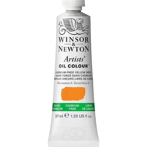 WINSOR & NEWTON ARTIST OILS WINSOR & NEWTON W&N Artist's Oil 37ml Cadmium-Free Yellow Deep 891