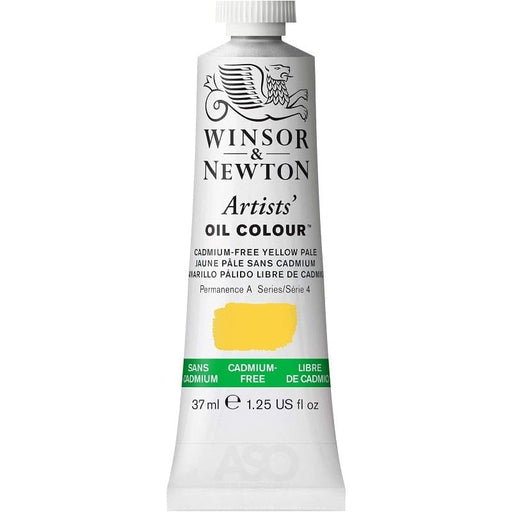 WINSOR & NEWTON ARTIST OILS WINSOR & NEWTON W&N Artist's Oil 37ml Cadmium-Free Yellow Pale 907