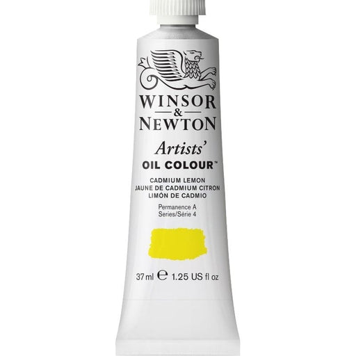WINSOR & NEWTON ARTIST OILS WINSOR & NEWTON W&N Artist's Oil 37ml Cadmium Lemon 086