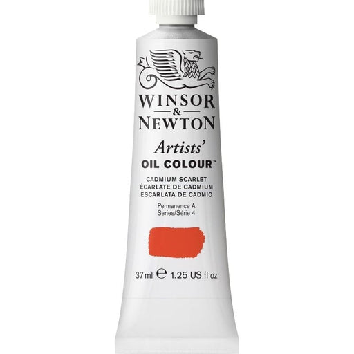 WINSOR & NEWTON ARTIST OILS WINSOR & NEWTON W&N Artist's Oil 37ml Cadmium Scarlet 106