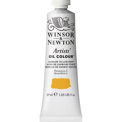 WINSOR & NEWTON ARTIST OILS WINSOR & NEWTON W&N Artist's Oil 37ml Cadmium Yellow Deep 111