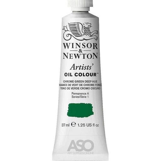WINSOR & NEWTON ARTIST OILS WINSOR & NEWTON W&N Artist's Oil 37ml Chrome Green Deep Hue 147