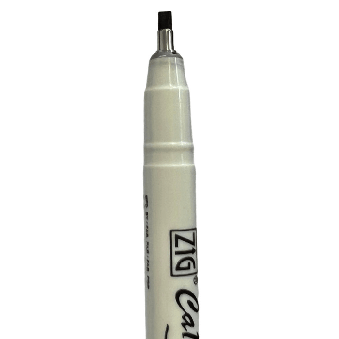 ZIG ZIG Square Tip / 1mm Zig Calligraphy Pen Oblique & Square Tip