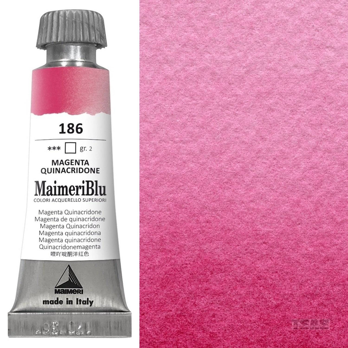 Maimeri Blu Magenta Quinacridone - Colore Acrilico Da 12 Ml, Qualità Superfine - 2