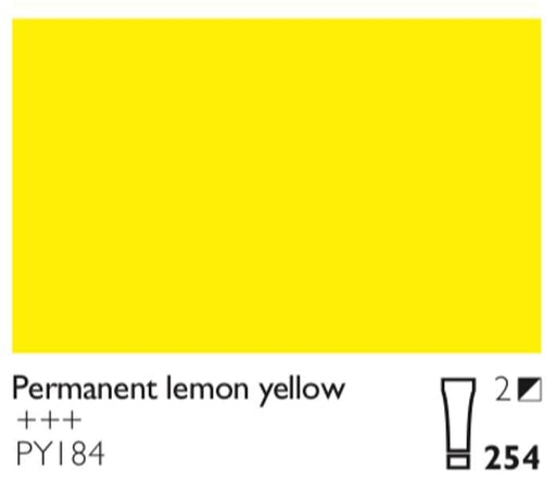 COBRA OILS COBRA 40ml 254 Permanent Lemon Yellow Cobra Oils