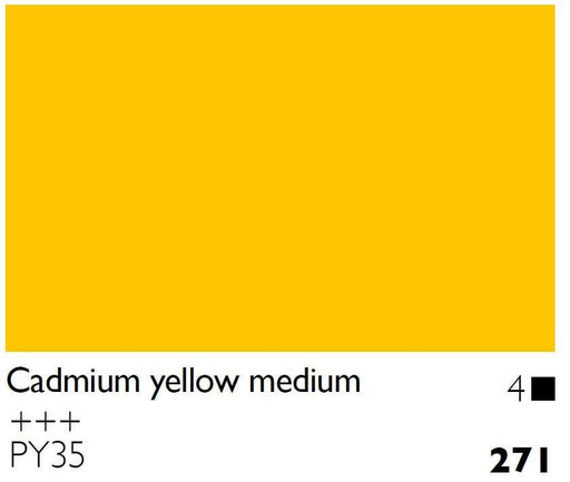 COBRA OILS COBRA 271 Cadmium Yellow Medium Cobra Oils 40ml