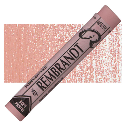 REMBRANDT SOFT PASTELS REMBRANDT 372.8 - Rem.Past.Permanent Red 8