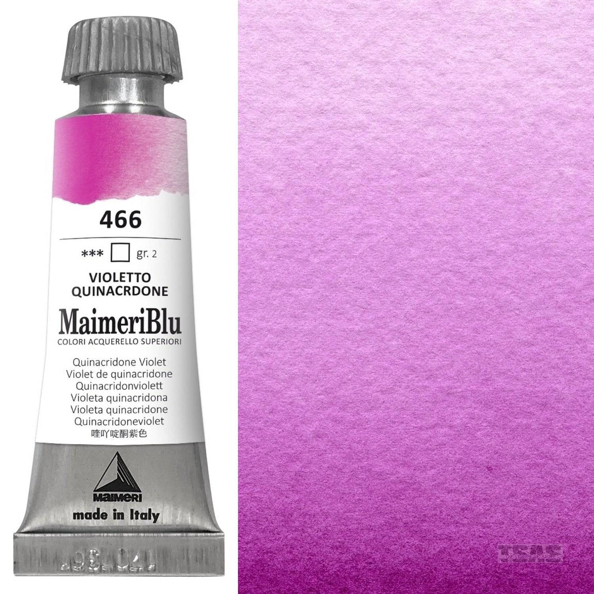 Maimeri Colore Acrilico Blu Permanente Viola 12 Ml - Qualità Superiore