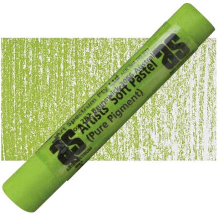 ART SPECTRUM SOFT PASTELS ART SPECTRUM 580T AS Soft Round Pastel Australian Leaf Green Light T