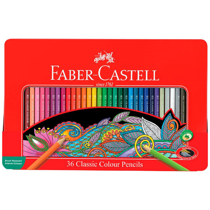 Faber-Castell 36 Classic Colour Pencil Sketch Set