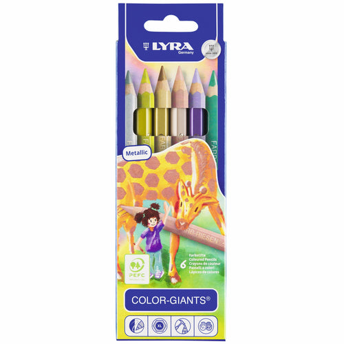 Lyra Color-Giants Lacquered Metallic 6pc